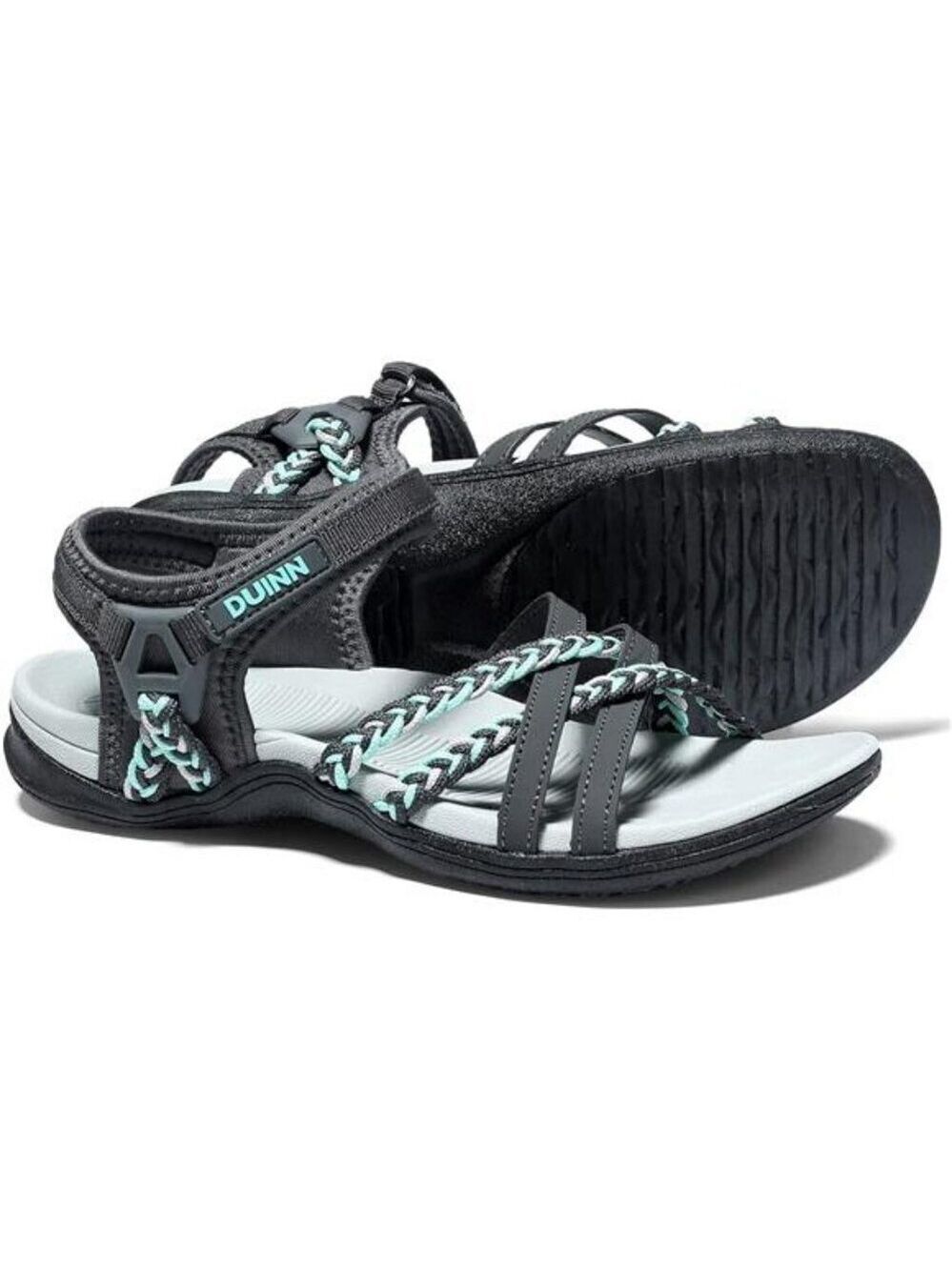 UBFEN Womens Hiking Sandals Sport Adjustable Strap Arch Support Beach Shoes